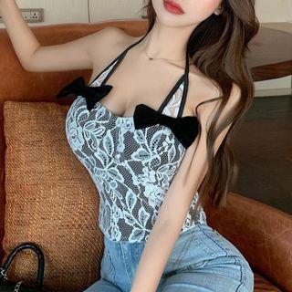 Halter Bow Camisole Top