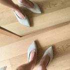 Pointy Low-heel Slingbacks In 2 Designs