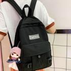 Plain Zip Backpack / Bag Charm