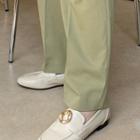 Metal-accent Penny Loafers