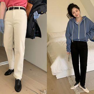 Pile-lined Tapered Pants