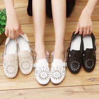 Laser Cut Two-way Sandals