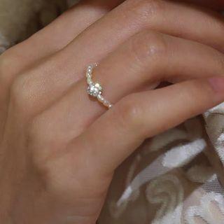 Freshwater Pearl Ring Pearl White - One Size