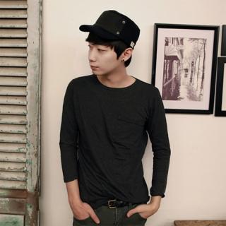 3/4-sleeve Cotton T-shirt
