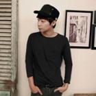 3/4-sleeve Cotton T-shirt