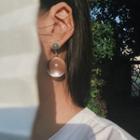 Gemstone Bead Dangle Earring
