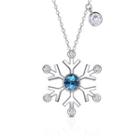 Rhinestone Snowflake Necklace / Earring / Set