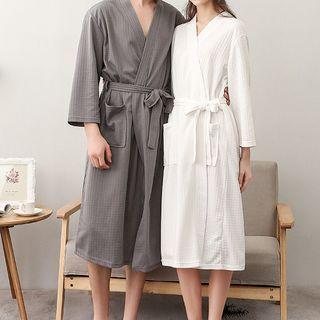 Plain Coral Fleece Quick Dry Robe