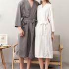Plain Coral Fleece Quick Dry Robe