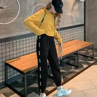 Set: Lettering Hoodie + Lettering Jogger Pants