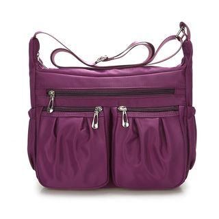 Oxford Cloth Plain Crossbody Bag