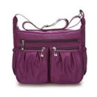 Oxford Cloth Plain Crossbody Bag