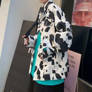 Pattern Button Jacket