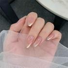 Print Faux Nail Tips R168 - Light Pink - One Size