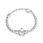 Share Of Love Lucky Star Steel Bracelet Steel - One Size
