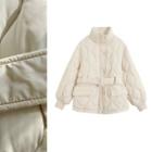 Quilted Belted Padding Jacket
