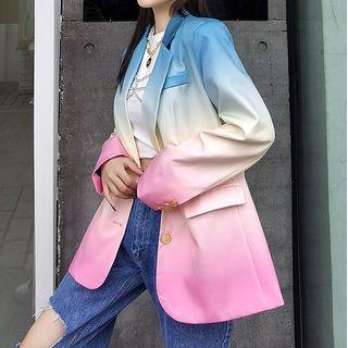 Gradient Single-breasted Blazer
