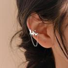 Butterfly Chained Alloy Cuff Earring