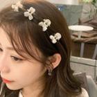 Flower / Butterfly Faux Pearl Hair Clamp / Set