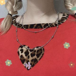 Stainless Steel Bead Layered Necklace