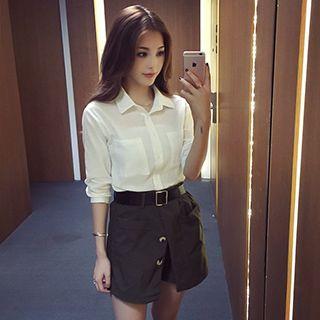 Set: Pocketed Shirt + Skorts