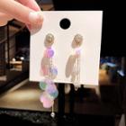 Non-matching Chandelier Earring E1466 - 1 Pair - Gold - One Size