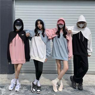 Plain Vest / Plain Long-sleeve Hooded Cover-up