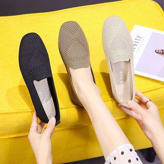 Perforated Knit Flats