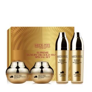 Medi-peel - Supreme Luxury 24k Gold Snail Special Set: Skin 130ml + Lotion 130ml + Cream 50ml X 2pcs 4pcs