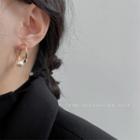 Faux Pearl Hoop Earring 1 Pr - Gold - One Size