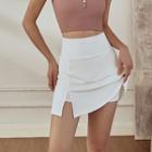 Slit Mini A-line Sports Skirt