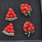 Bead Strawberry / Watermelon Earring