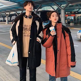 Couple Matching Two Tone Padded Coat