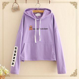 Patch Embroidered Long-sleeve Sweater