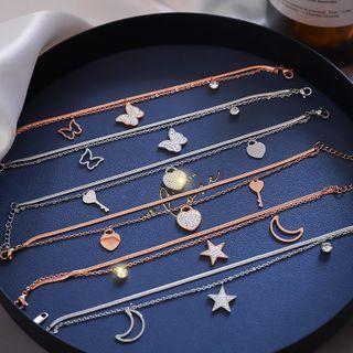 Layered Charm Bracelet (various Designs)