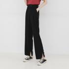Split Wide Leg Suit Pants