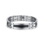 Fashion Trend Geometric 316l Stainless Steel Bracelet Silver - One Size
