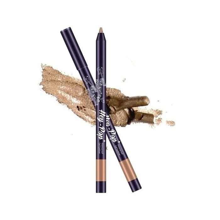 Heynature - Hey-pop Waterproof Gel Eyeliner (#9 Rose Gold) 0.5g