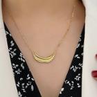 Pendant Stainless Steel Necklace 1 Pc - Gold - One Size