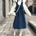 Turtleneck Top / Corduroy Jumper Dress