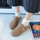 Fleece-lined Buckled Mary Jane Shoes