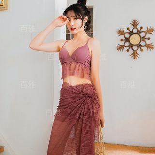Set: Swim Top + Shorts + Cover Up