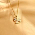 Horse Pendant Necklace Gold - One Size