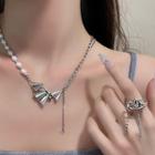 Freshwater Pearl Panel Choker / Ring / Set