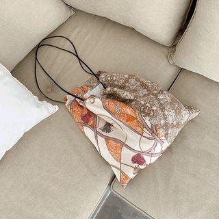 Pattern Block Shopper Bag