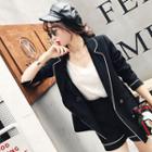 Set: Piped Blazer + Shorts