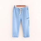 Capri Drawstrnig Jeans