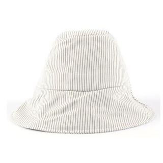 Stripe-pattern Bucket Hat