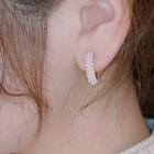 Alloy Faux Pearl Earring