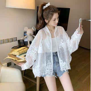 Long-sleeve Cut-out Light Jacket